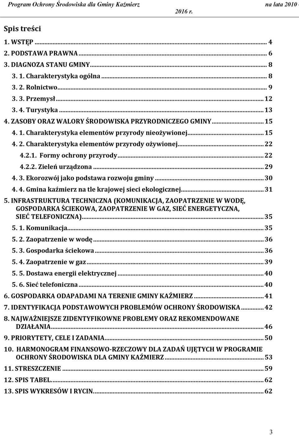 .. 22 4.2.2. Zieleń urządzona... 29 4. 3. Ekorozwój jako podstawa rozwoju gminy... 30 4. 4. Gmina kaźmierz na tle krajowej sieci ekologicznej... 31 5.