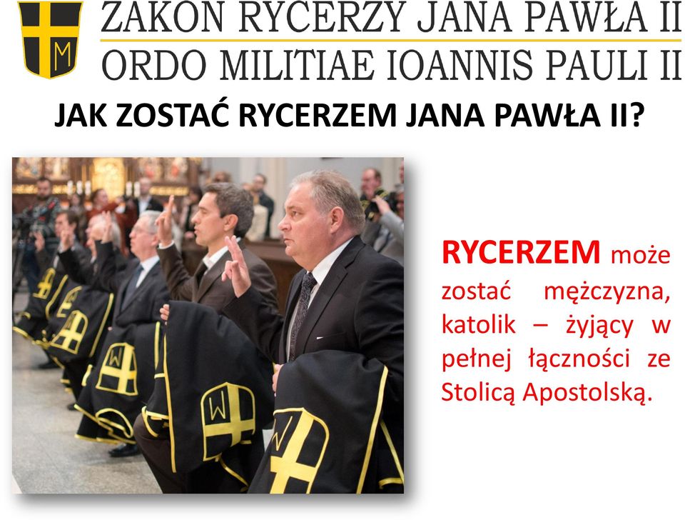 mężczyzna, katolik żyjący w