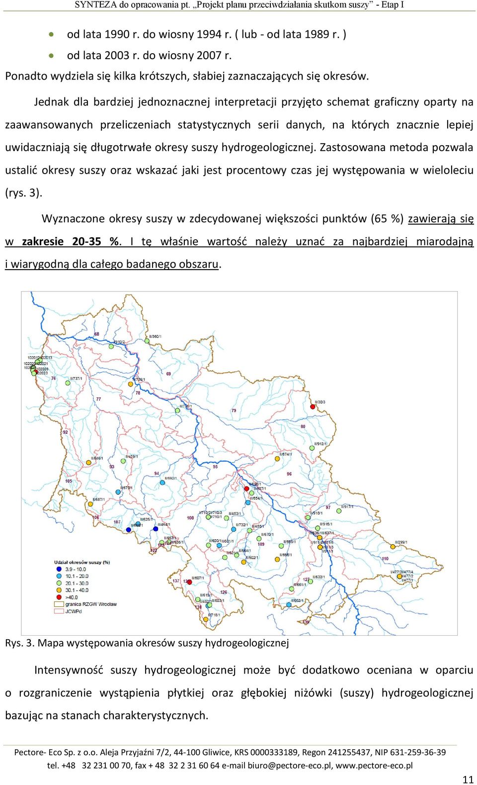 Jednak dla bardziej jednoznacznej interpretacji przyjęto schemat graficzny oparty na zaawansowanych przeliczeniach statystycznych serii danych, na których znacznie lepiej uwidaczniają się długotrwałe