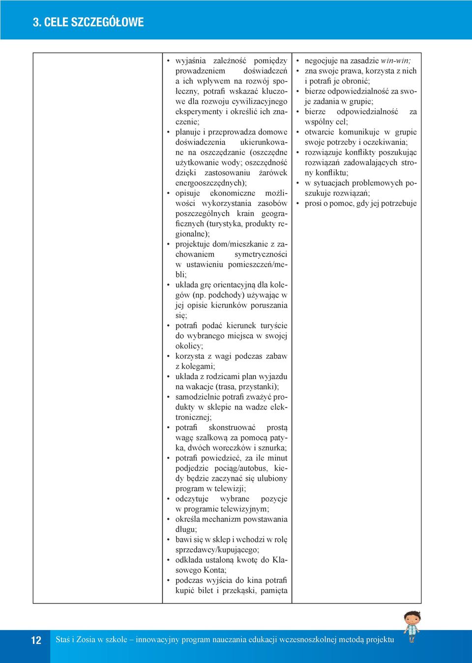 wykorzystania zasobów poszczególnych krain geograficznych (turystyka, produkty regionalne); projektuje dom/mieszkanie z zachowaniem symetryczności w ustawieniu pomieszczeń/mebli; układa grę