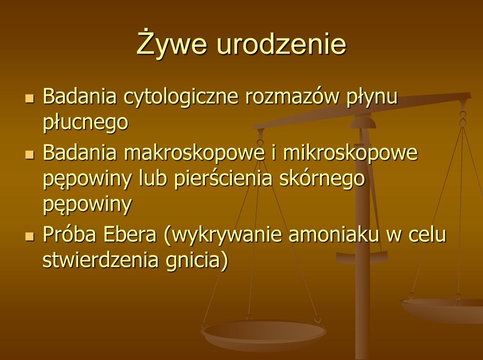 mikroskopowe pępowiny lub pierścienia skórnego