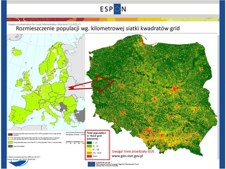 kwadratów grid Uwaga!