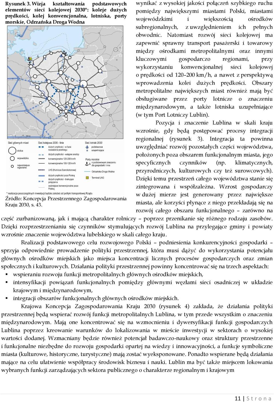 Zagospodarowania Kraju 2030, s. 43.