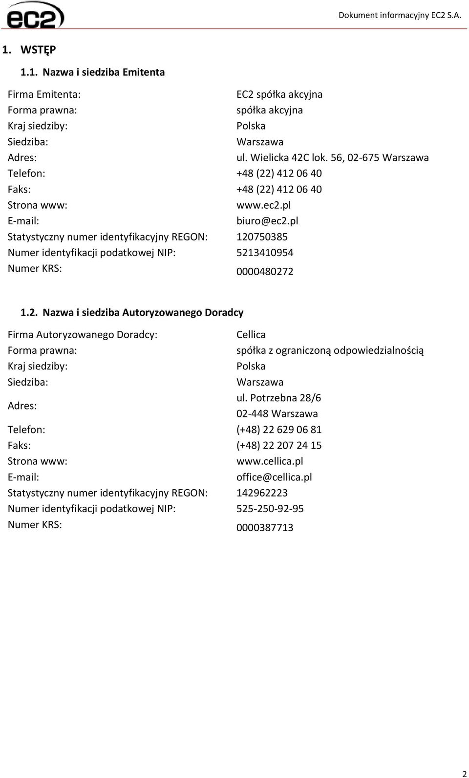 pl Statystyczny numer identyfikacyjny REGON: 120