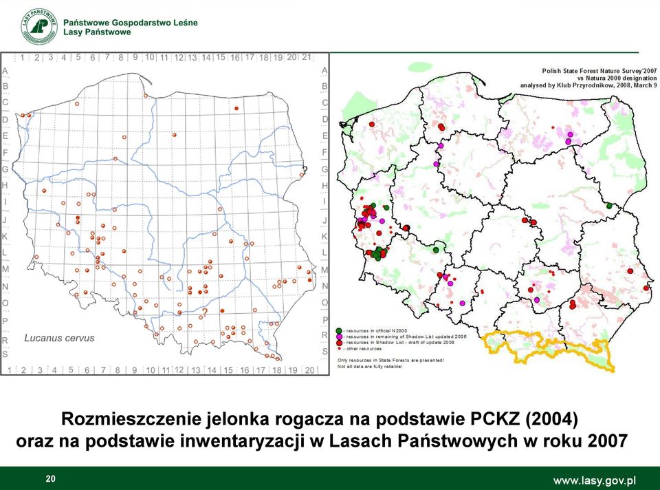 na podstawie inwentaryzacji w