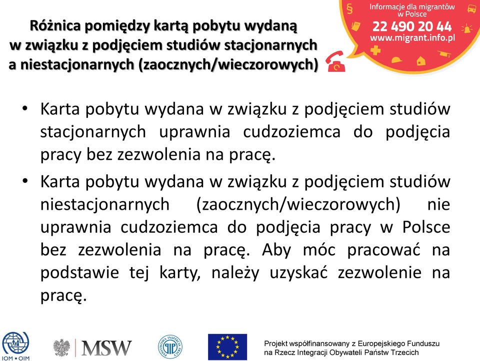 pracę.