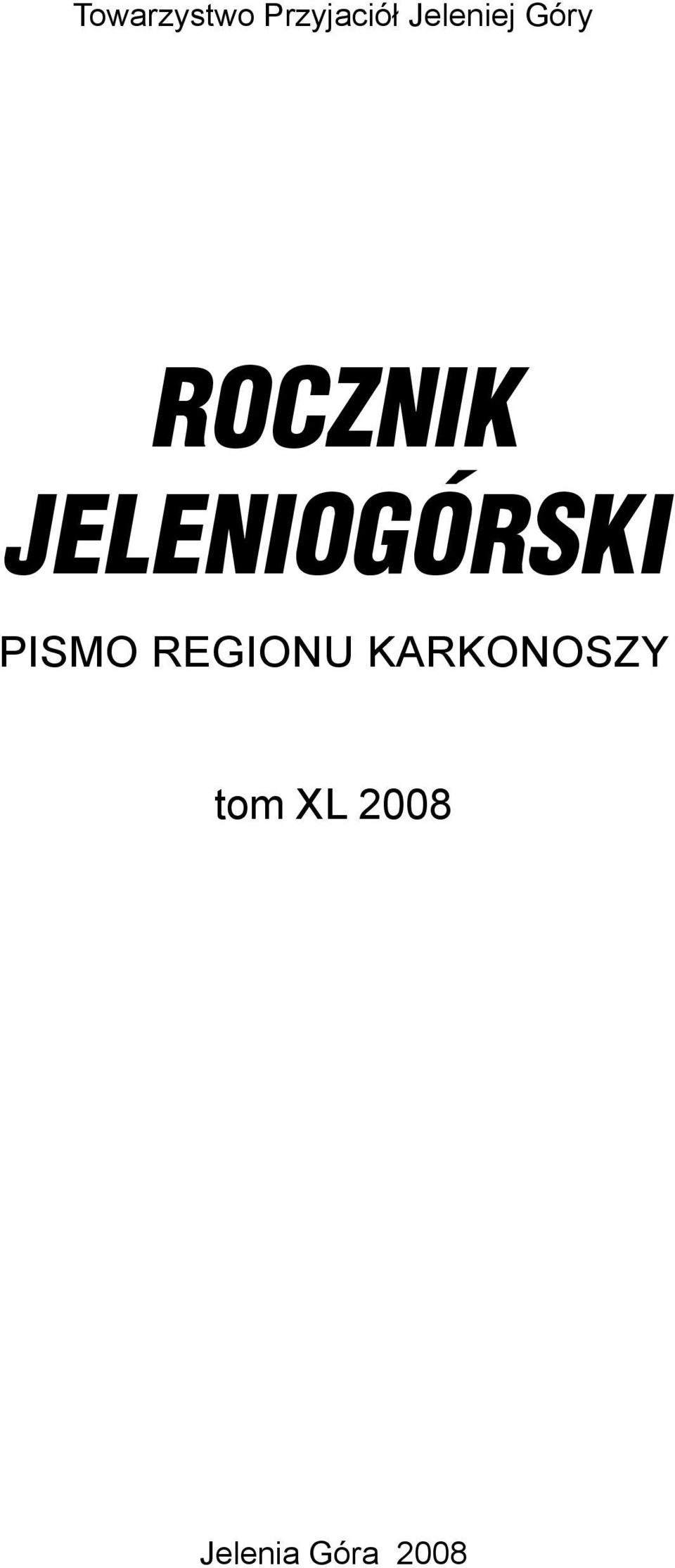 JELENIOGÓRSKI PISMO REGIONU