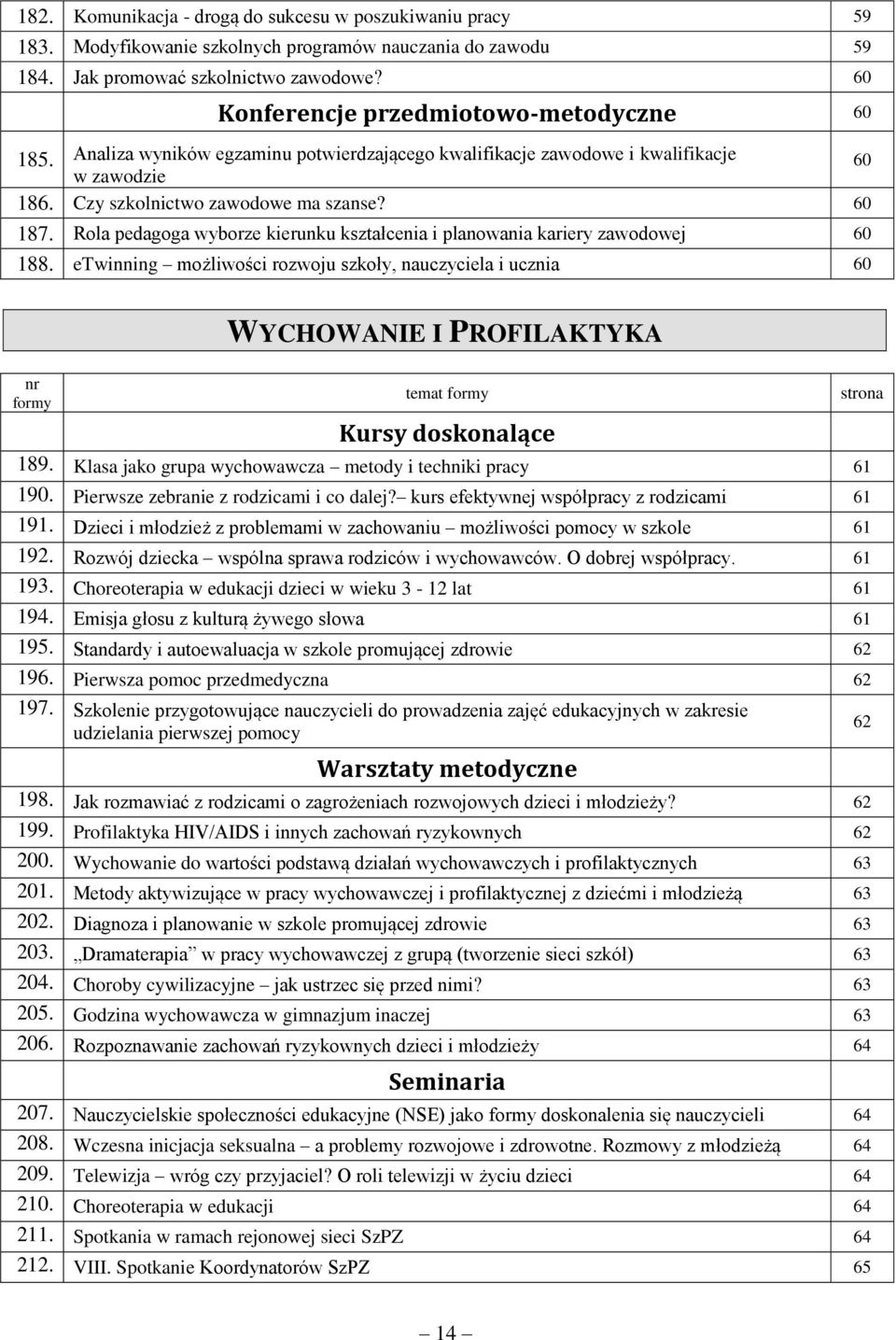 Rola pedagoga wyborze kierunku kształcenia i planowania kariery zawodowej 60 188.