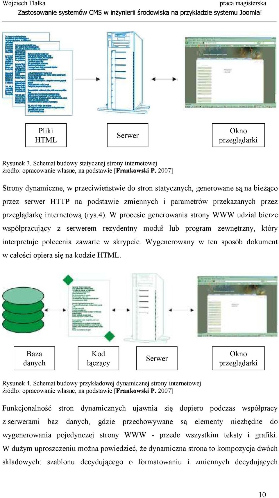 podstawie zmiennych i parametrów przekazanych przez przeglądarkę internetową (rys.4).