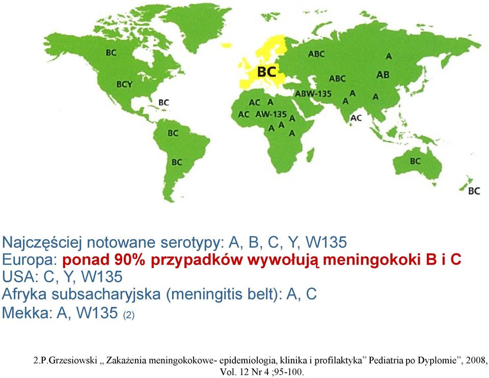 belt): A, C Mekka: A, W135 (2) 2.P.