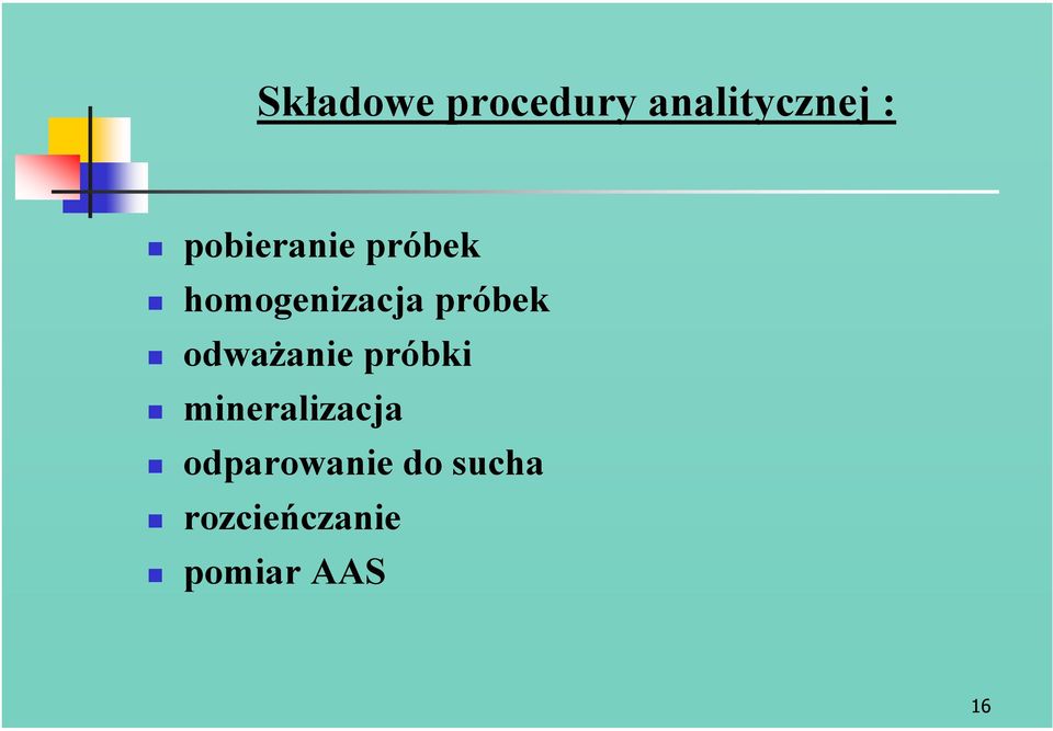 próbek odważanie próbki mineralizacja