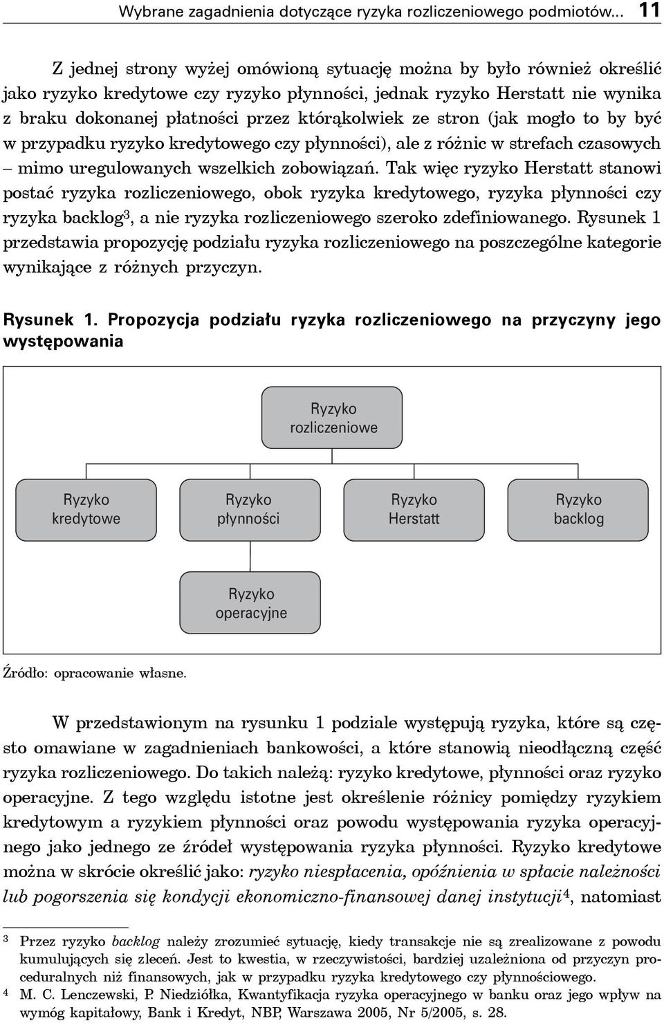 którąkolwiek ze stron (jak mogło to by być w przypadku ryzyko kredytowego czy płynności), ale z różnic w strefach czasowych mimo uregulowanych wszelkich zobowiązań.