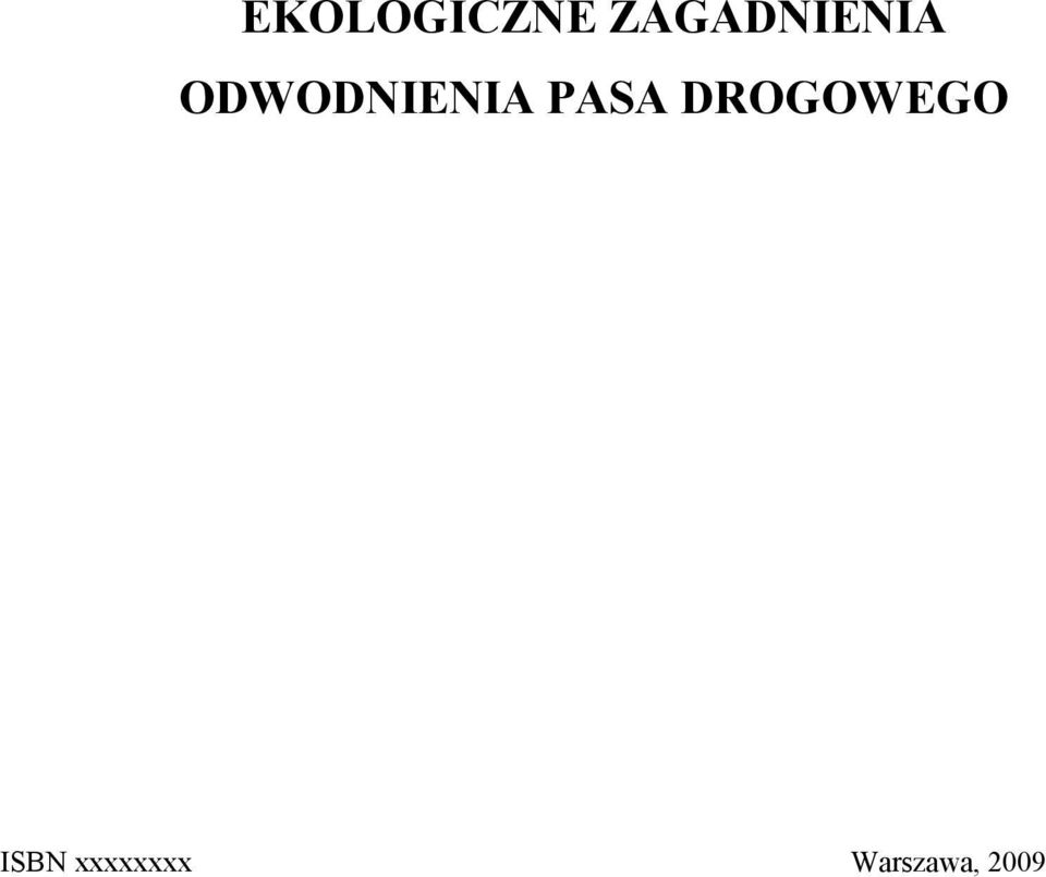 ODWODNIENIA PASA