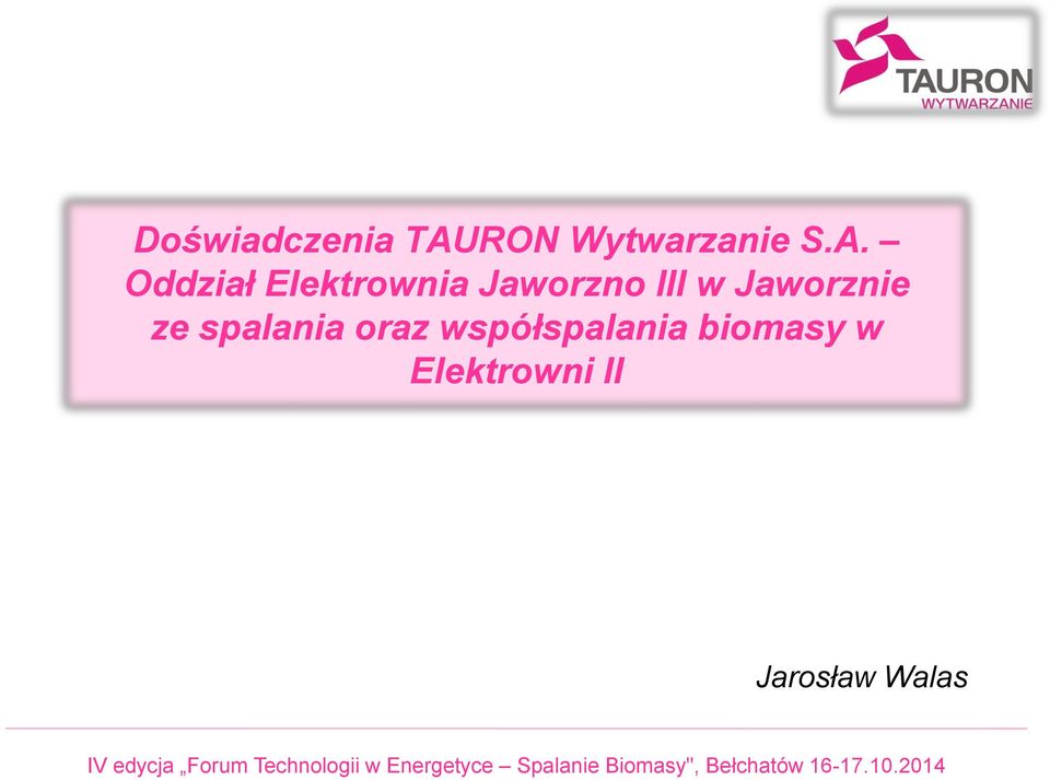 Oddział Elektrownia Jaworzno III w