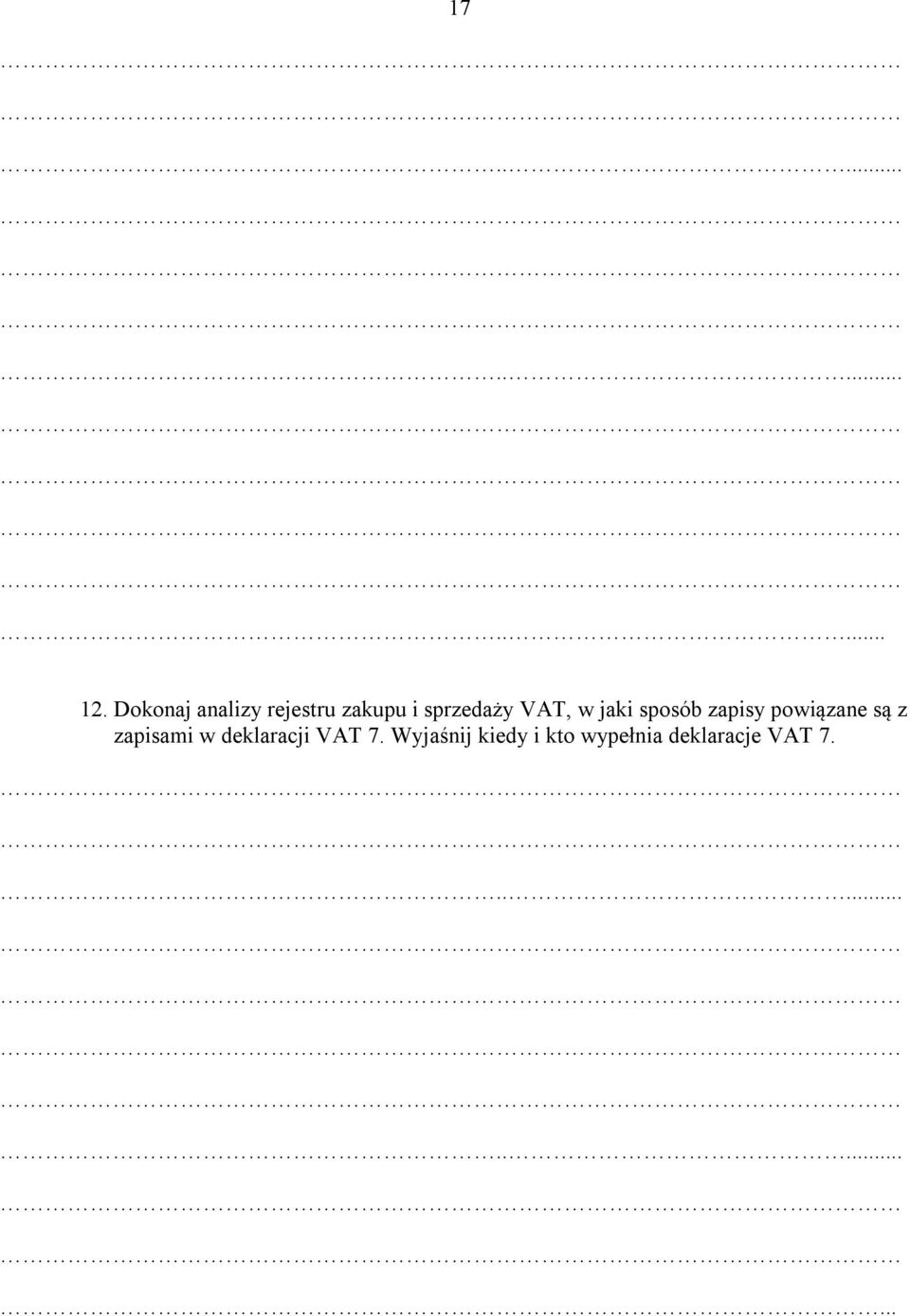 VAT, w jaki sposób zapisy powiązane są z