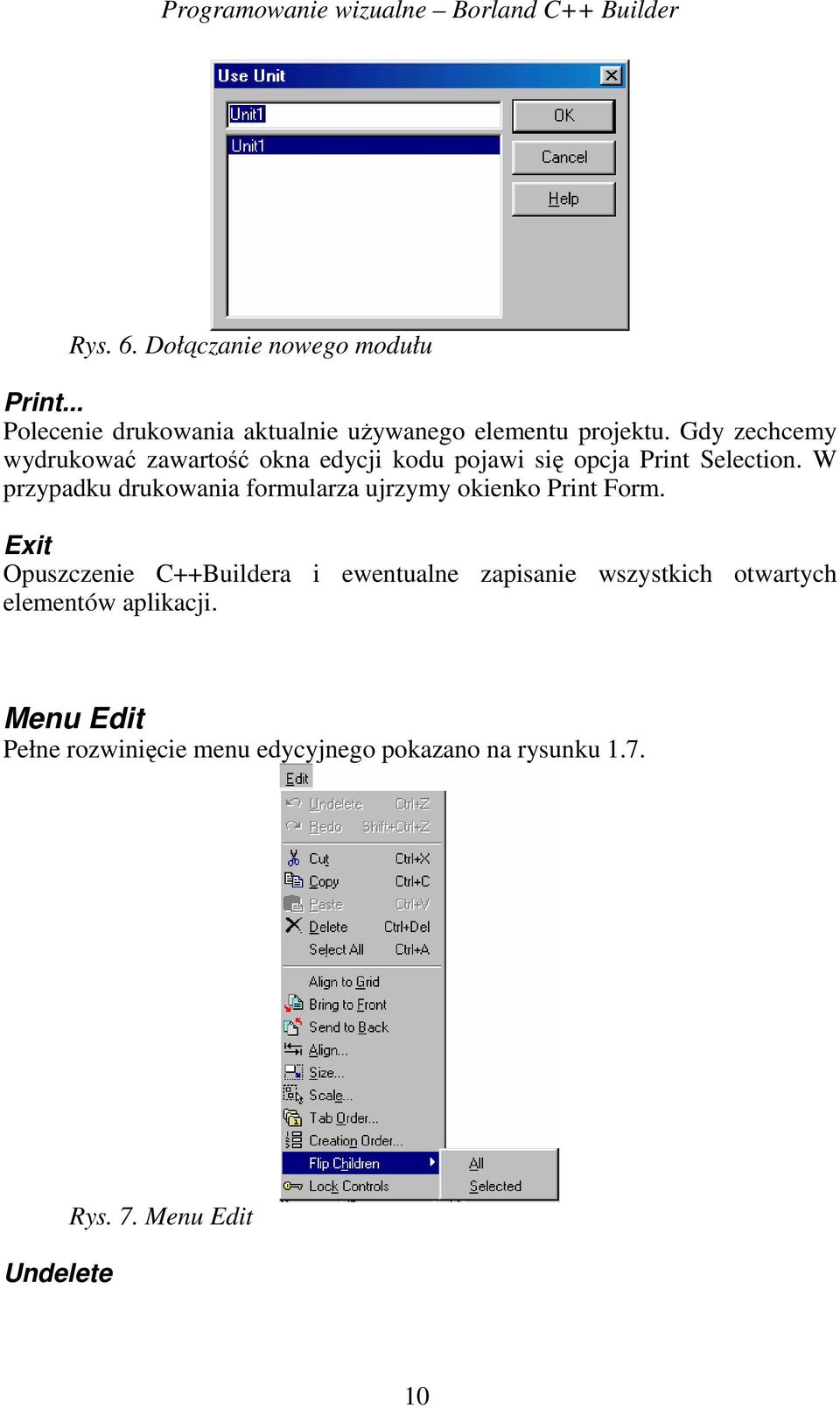 W przypadku drukowania formularza ujrzymy okienko Print Form.