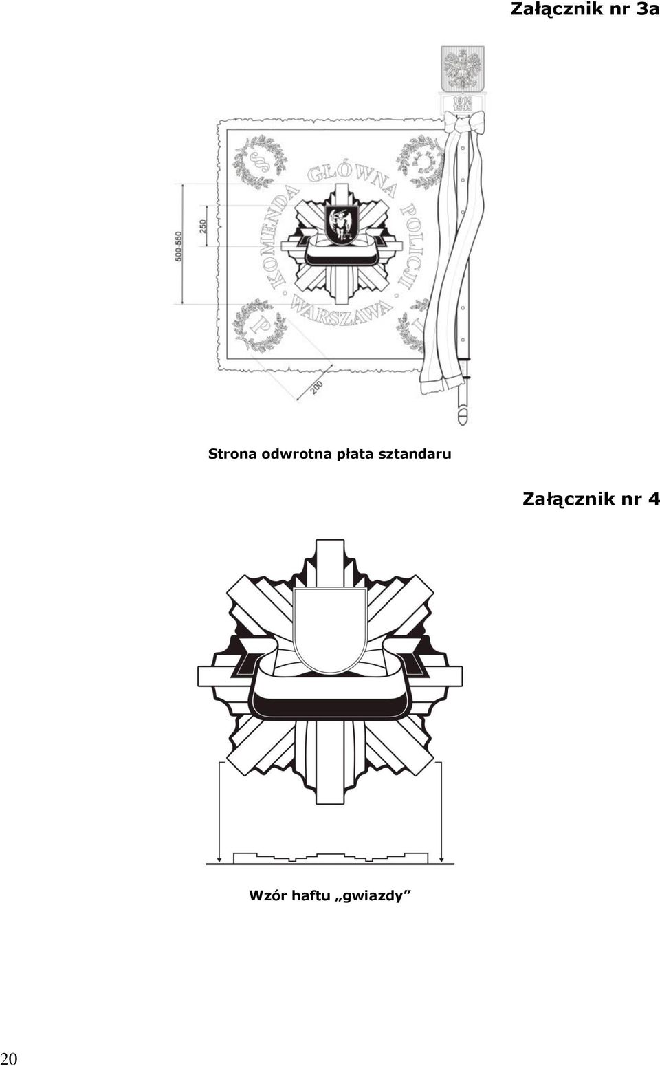 płata sztandaru