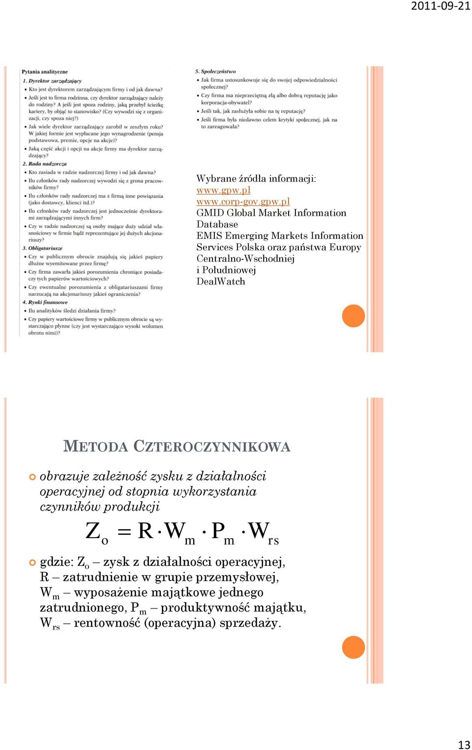 pl GMID Global Market Information Database EMIS Emerging Markets Information Services Polska oraz państwa Europy Centralno-Wschodniej i