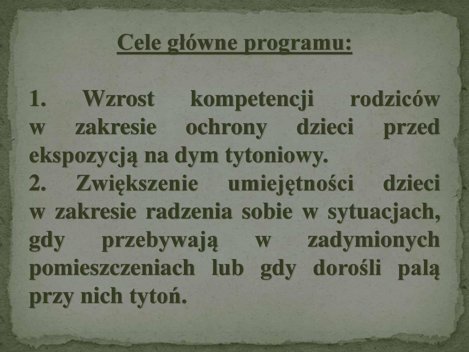 ekspozycją na dym tytoniowy. 2.