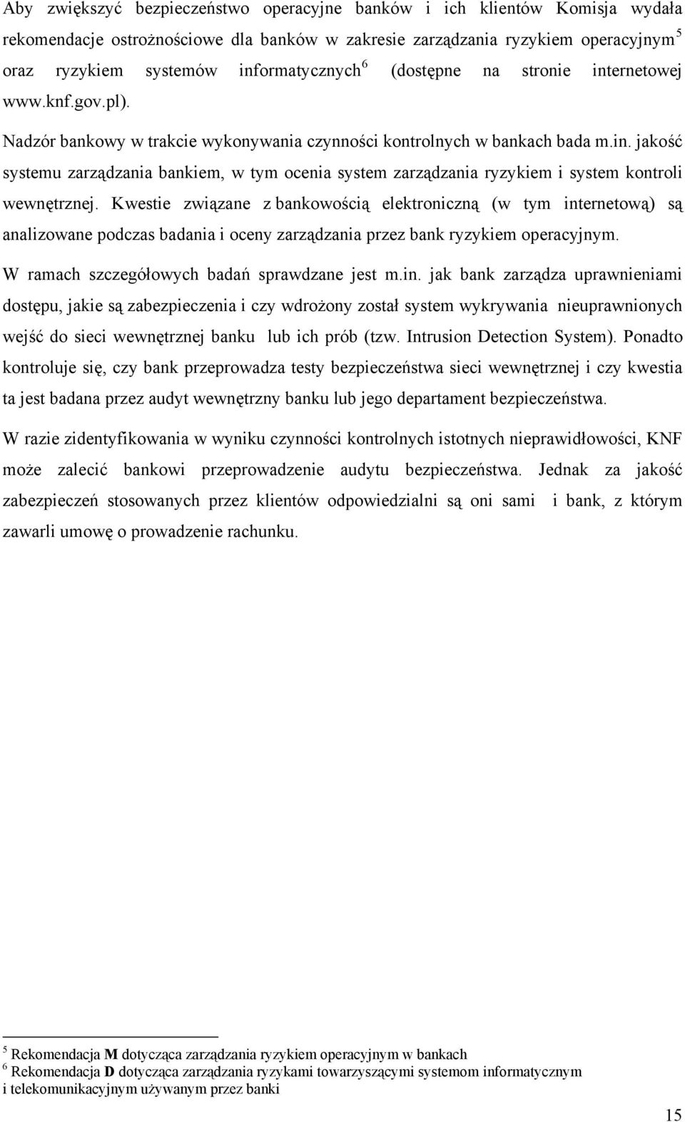 Kwestie związane z bankowością elektroniczną (w tym int