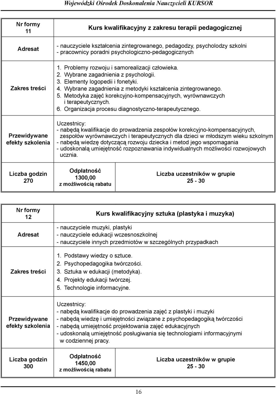 Metodyka zajęć korekcyjno-kompensacyjnych, wyrównawczych i terapeutycznych.. Organizacja procesu diagnostyczno-terapeutycznego.