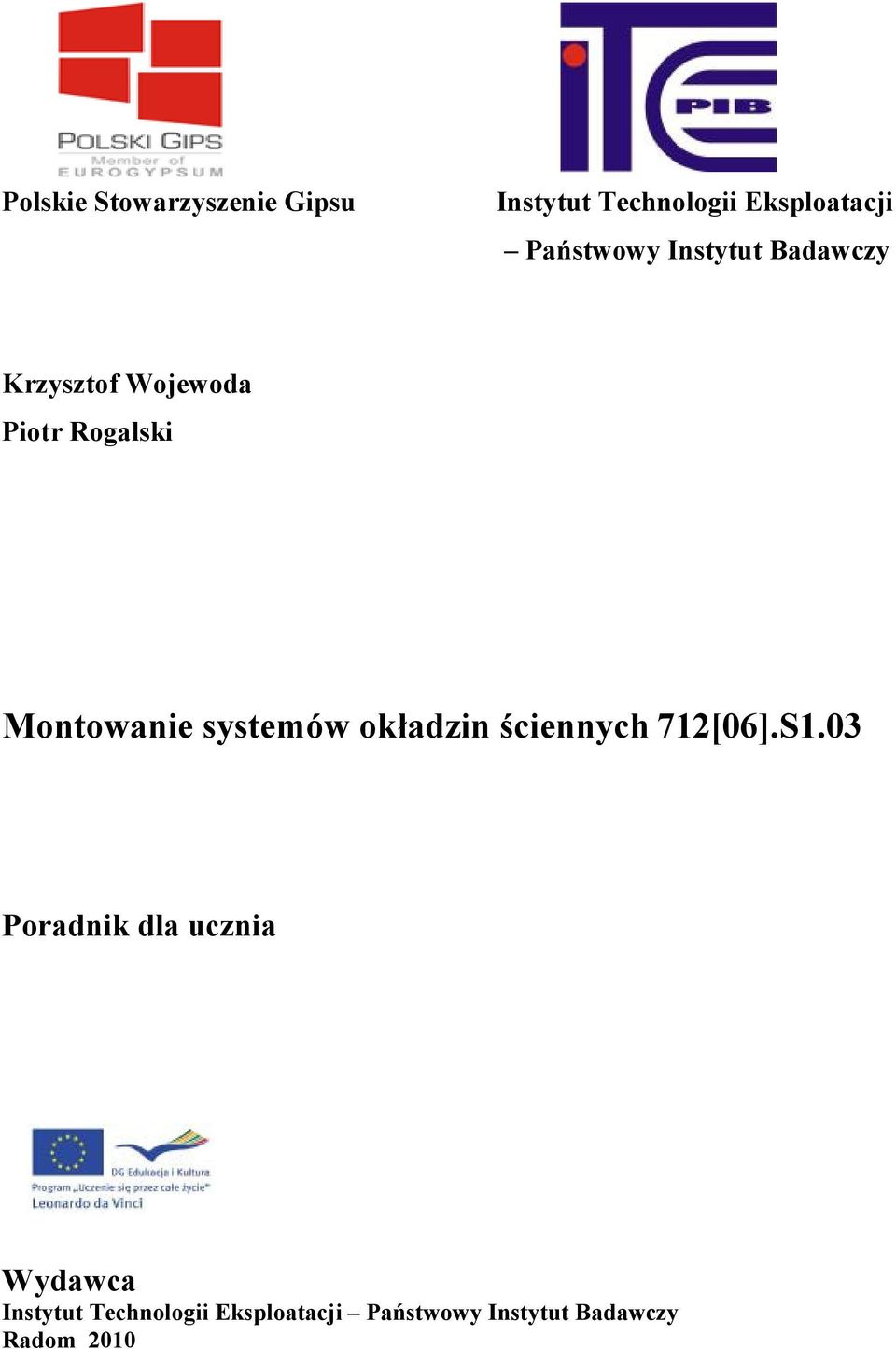 Montowanie systemów okładzin ściennych 712[06].S1.