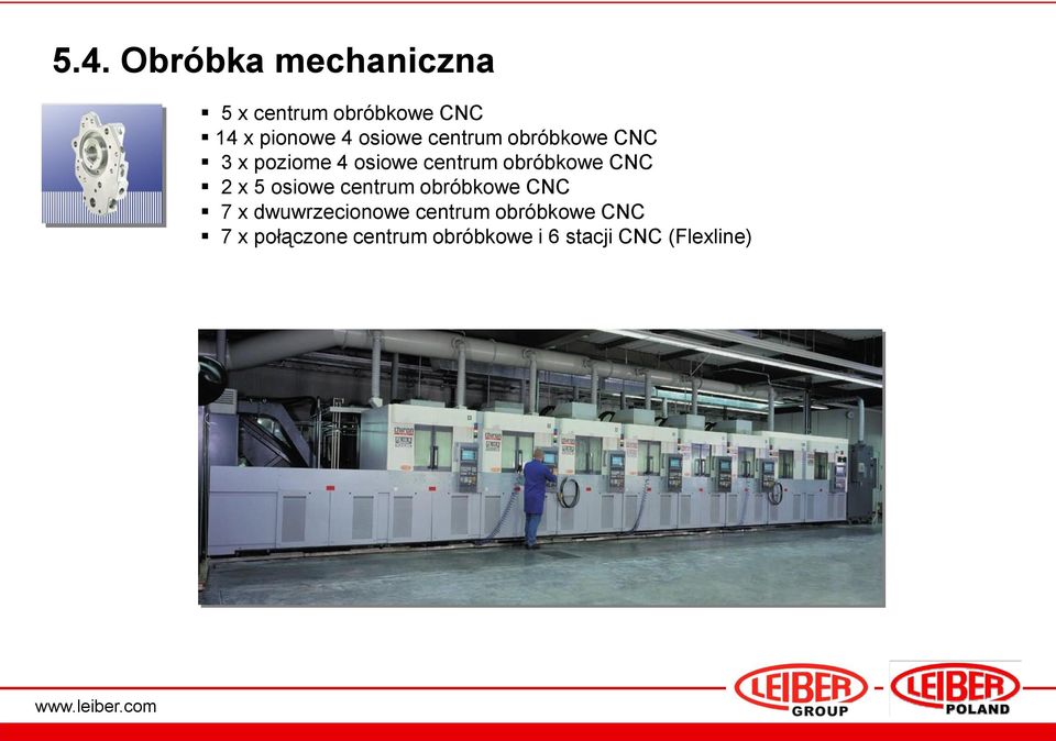 CNC 2 x 5 osiowe centrum obróbkowe CNC 7 x dwuwrzecionowe centrum