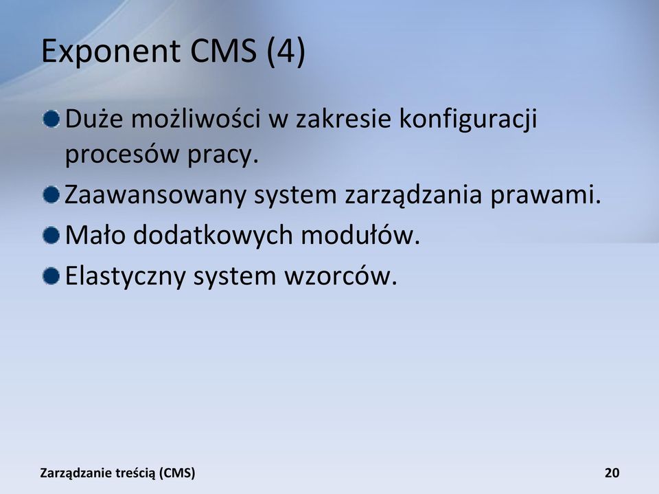 Zaawansowany system zarządzania prawami.