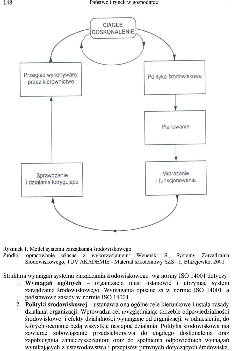 Wymagań ogólnych organizacja musi ustanowić i utrzymać system zarządzania środowiskowego. Wymagania opisane są w normie ISO 14001, a podstawowe zasady w normie ISO 14004. 2.