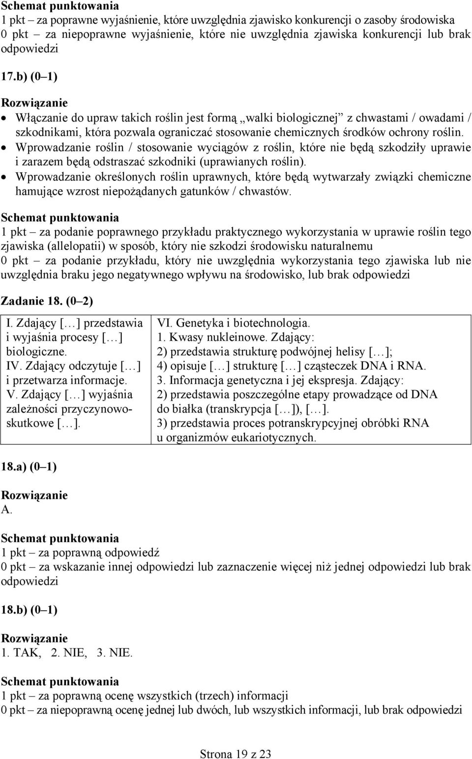 Wprowadzanie roślin / stosowanie wyciągów z roślin, które nie będą szkodziły uprawie i zarazem będą odstraszać szkodniki (uprawianych roślin).