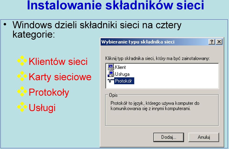 na cztery kategorie: Klientów