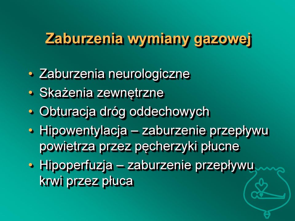 Hipowentylacja zaburzenie przepływu powietrza przez