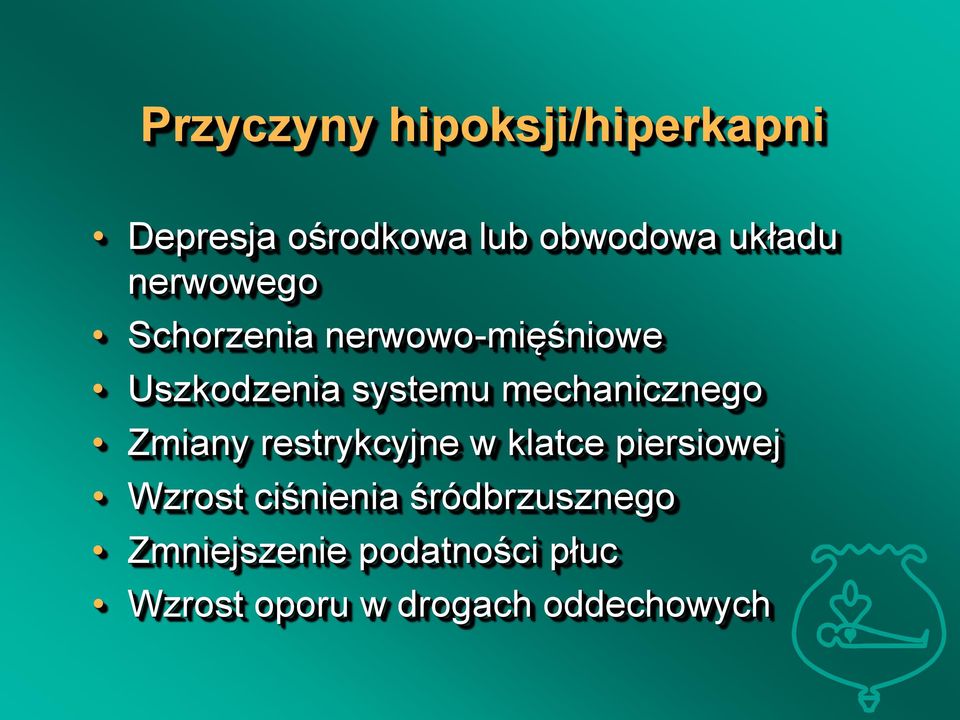 mechanicznego Zmiany restrykcyjne w klatce piersiowej Wzrost