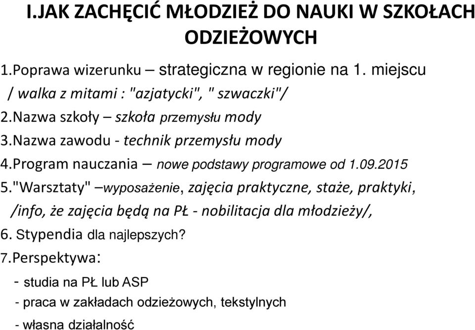 Program nauczania nowe podstawy programowe od 1.09.2015 5.