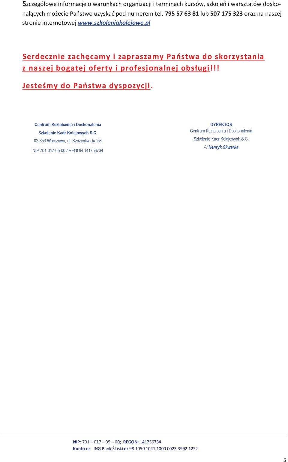 pl Serdecznie zachęcamy i zapraszamy Państwa do skorzystania z naszej bogatej oferty i profesjonalnej obsługi!!! Jesteśmy do Państwa dyspozycji.