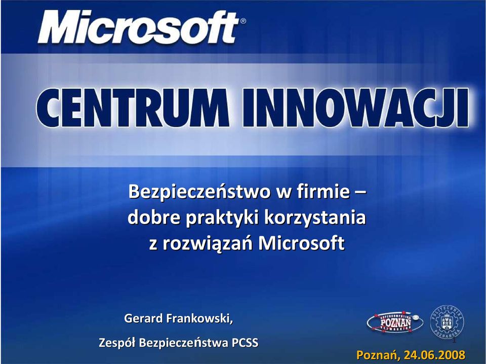 zańmicrosoft Gerard Frankowski,