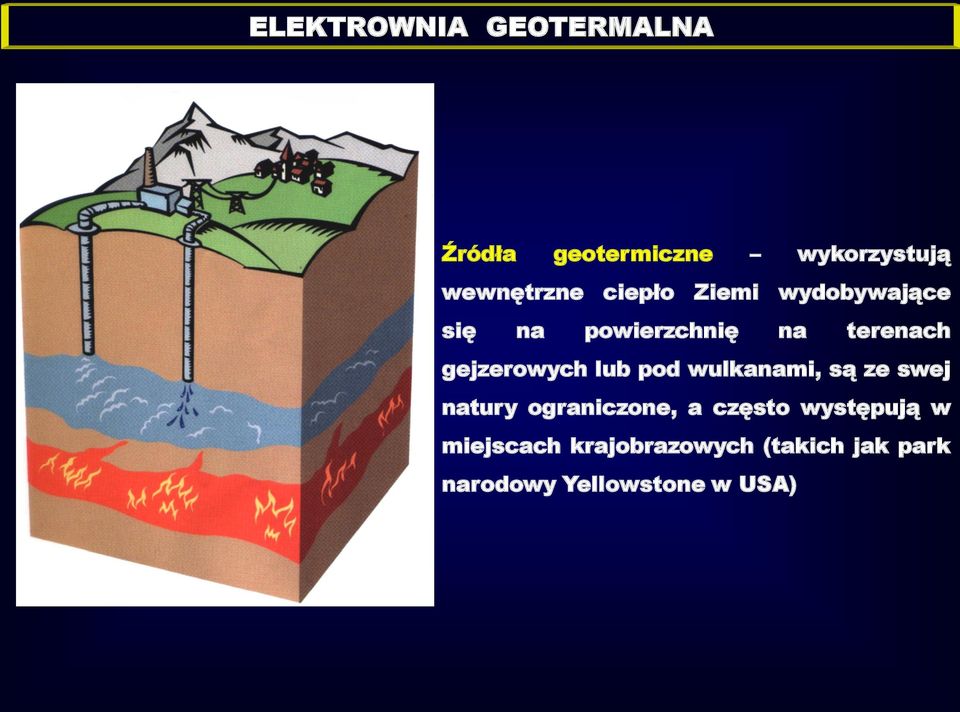 lub pod wulkanami, są ze swej natury ograniczone, a często występują