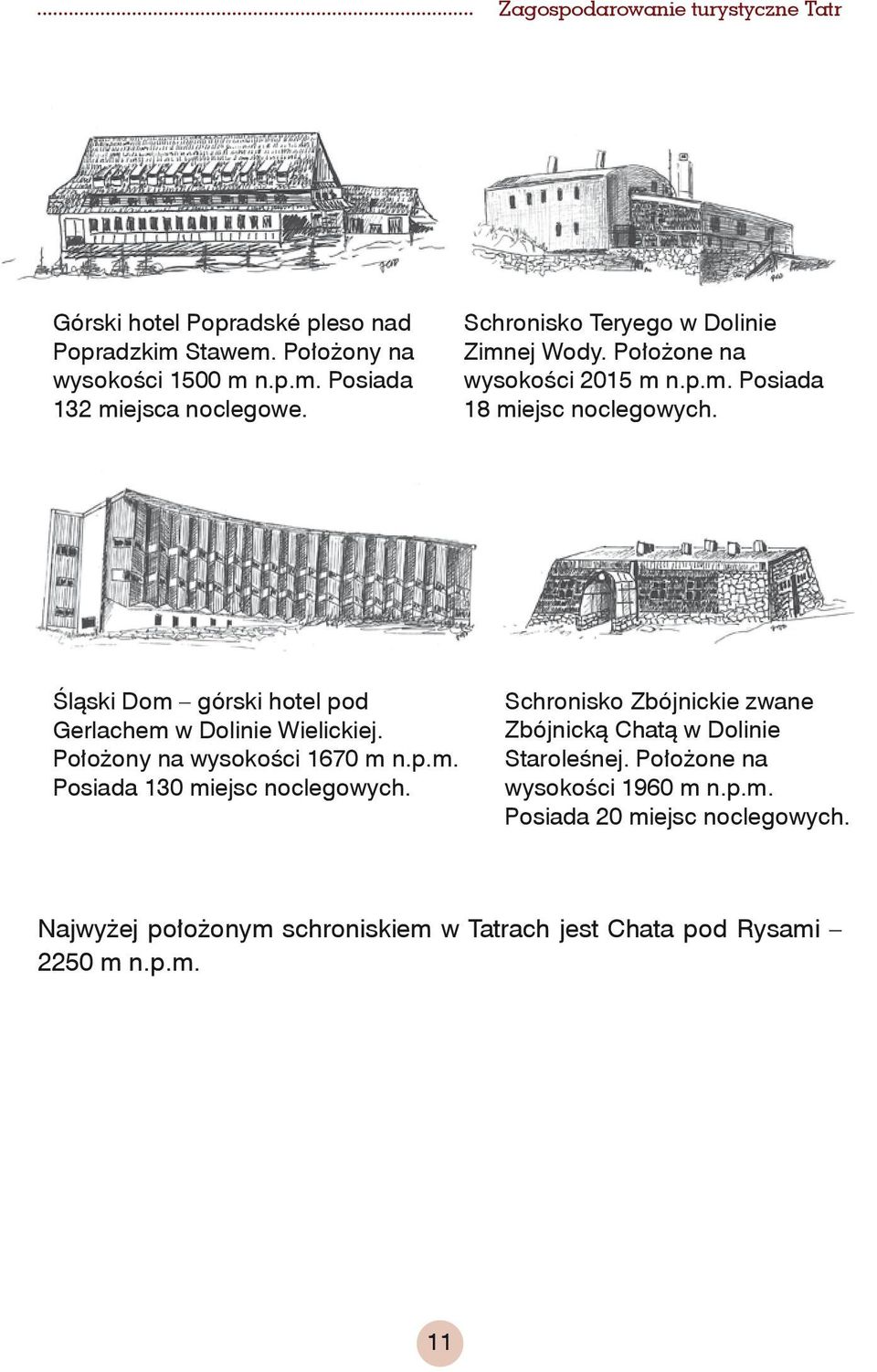 Śląski Dom górski hotel pod Gerlachem w Dolinie Wielickiej. Położony na wysokości 1670 m n.p.m. Posiada 130 miejsc noclegowych.