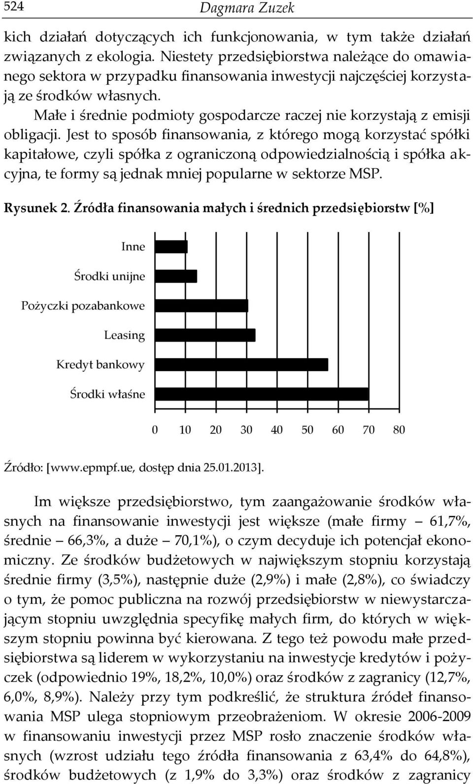 Małe i średnie podmioty gospodarcze raczej nie korzystają z emisji obligacji.