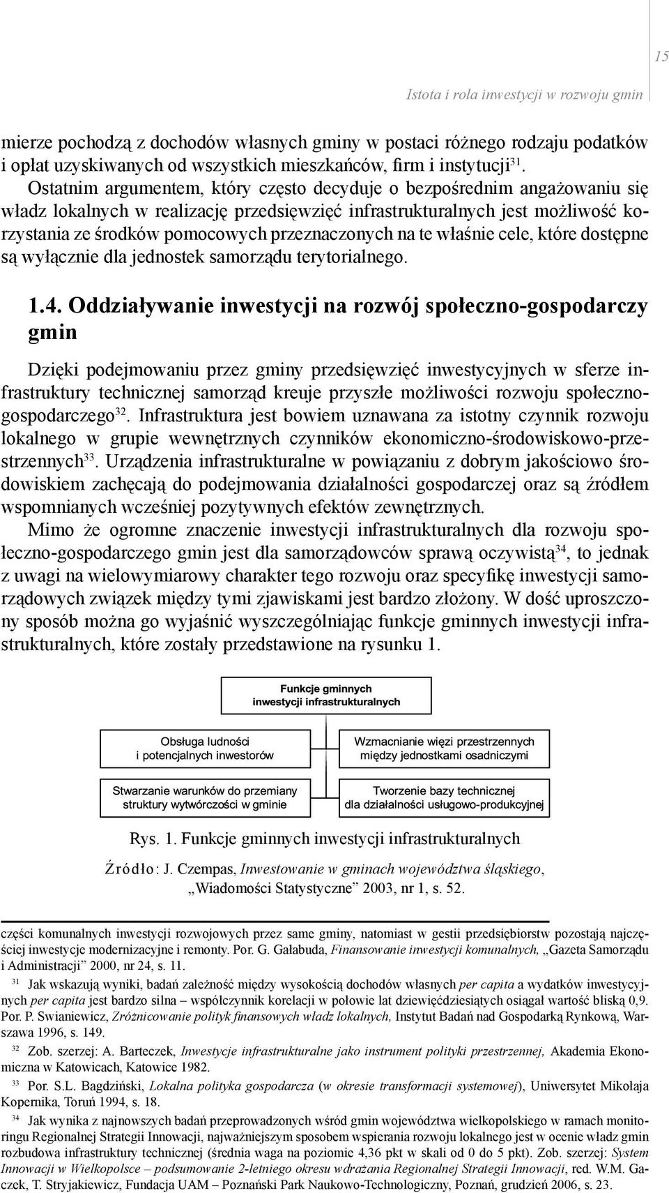 przeznaczonych na te właśnie cele, które dostępne są wyłącznie dla jednostek samorządu terytorialnego. 1.4.