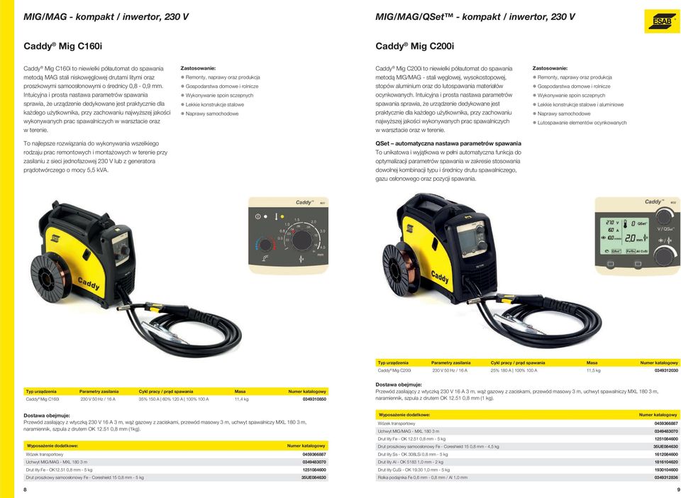 Intuicyjna i prosta nastawa parametrów spawania sprawia, że urządzenie dedykowane jest praktycznie dla każdego użytkownika, przy zachowaniu najwyższej jakości wykonywanych prac spawalniczych w