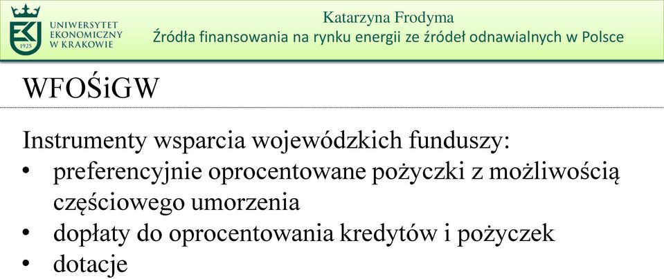 pożyczki z możliwością częściowego umorzenia