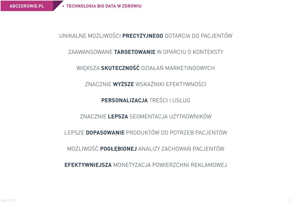 W OPARCIU O KONTEKSTY WIĘKSZA SKUTECZNOŚĆ DZIAŁAŃ MARKETINGOWYCH ZNACZNIE WYŻSZE WSKAŹNIKI EFEKTYWNOŚCI