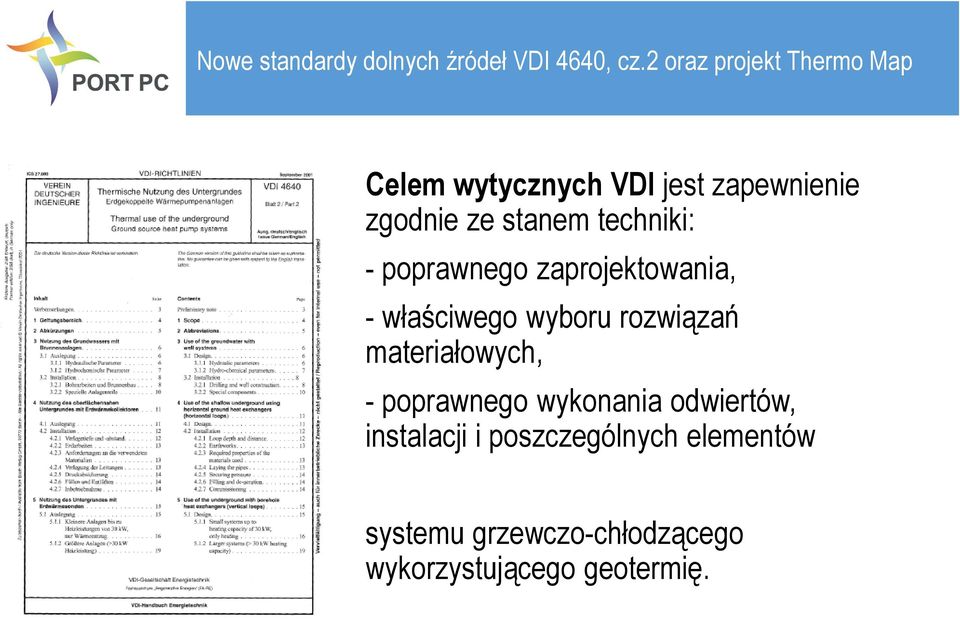 materiałowych, - poprawnego wykonania odwiertów, instalacji i