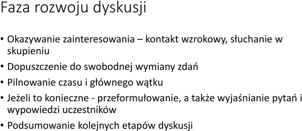 czasu i głównego wątku Jeżeli to konieczne - przeformułowanie, a także