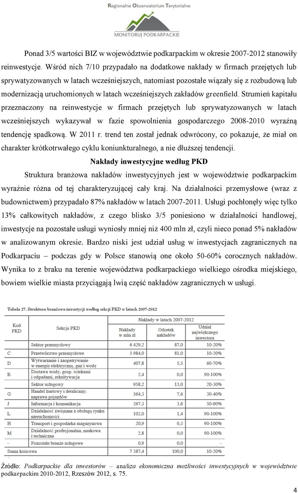 wcześniejszych zakładów greenfield.