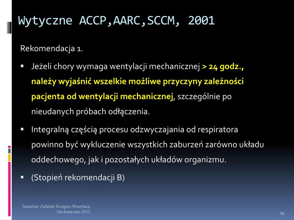 próbach odłączenia.