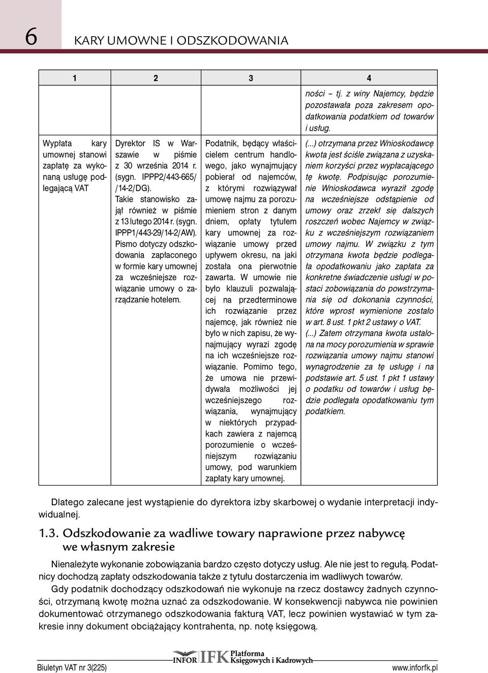 Pismo dotyczy odszkodowania zapłaconego w formie kary umownej za wcześniejsze rozwiązanie umowy o zarządzanie hotelem.