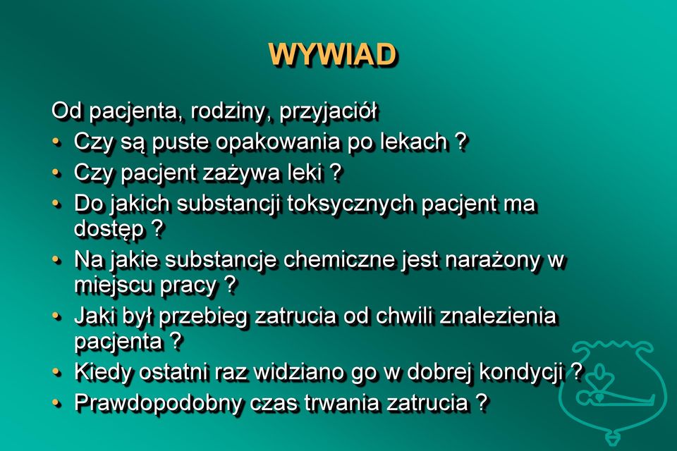 Na jakie substancje chemiczne jest narażony w miejscu pracy?