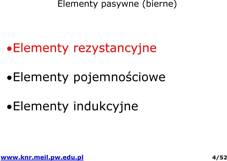 Elementy pojemnościowe